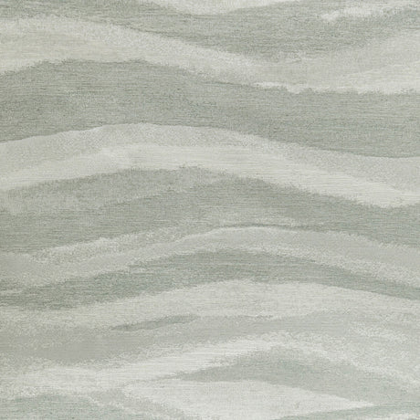 KRAVET COUTURE 4951.13.0 SILK WAVES MIST Fabric - Eade's Wallpaper
