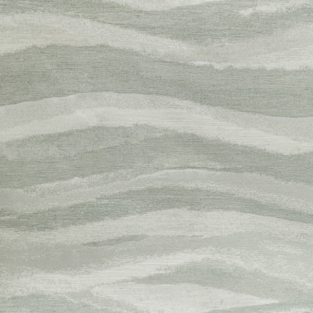 KRAVET COUTURE 4951.13.0 SILK WAVES MIST Fabric - Eade's Wallpaper