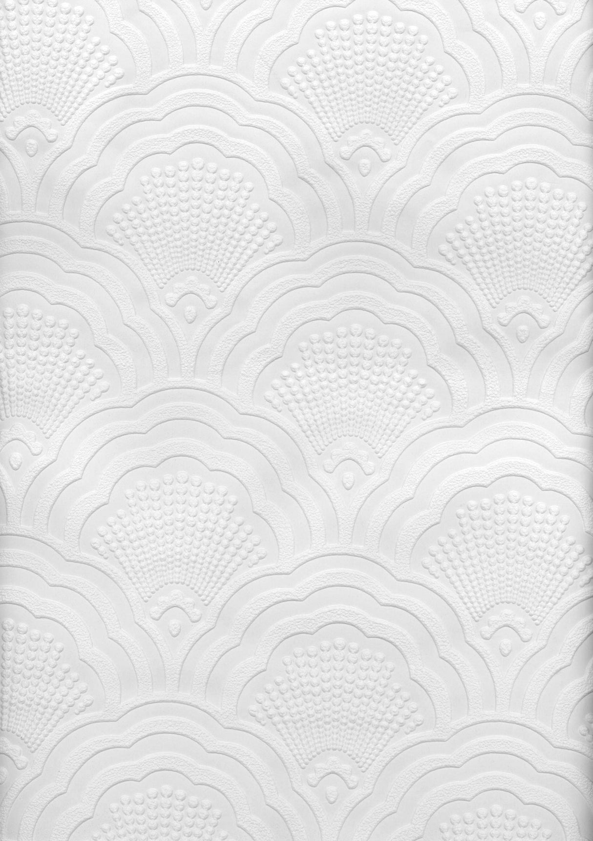 Brewster 497-67469 Scalloped Sea Shell Print Paintable Wallpaper