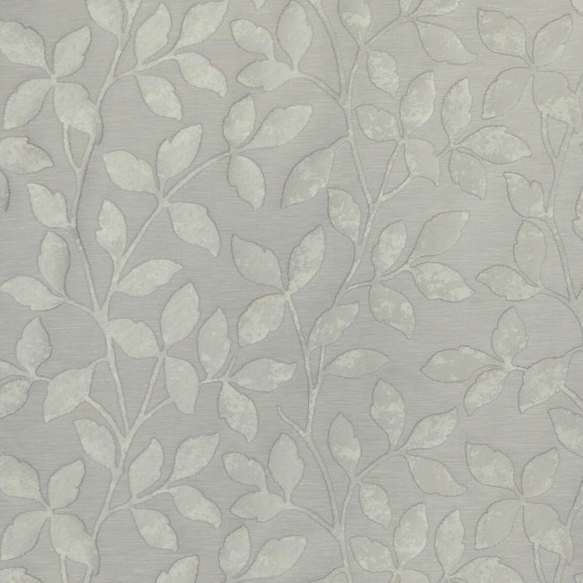 KRAVET DESIGN 4997.11.0 LEAF ME ALONE PLATINUM Fabric - Eade's Wallpaper