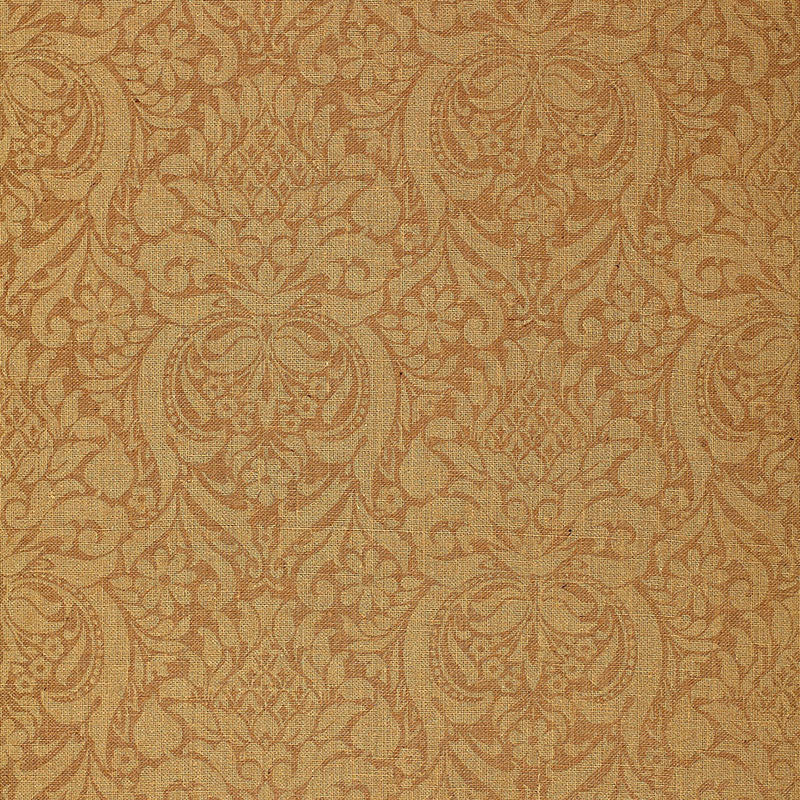 Schumacher Valencay Damask Camel Wallpaper