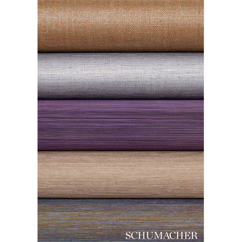 Schumacher Suwon Sisal Sharkskin Wallpaper - Eade's Wallpaper
