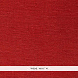 Schumacher Burlap Weave Red Wallpaper