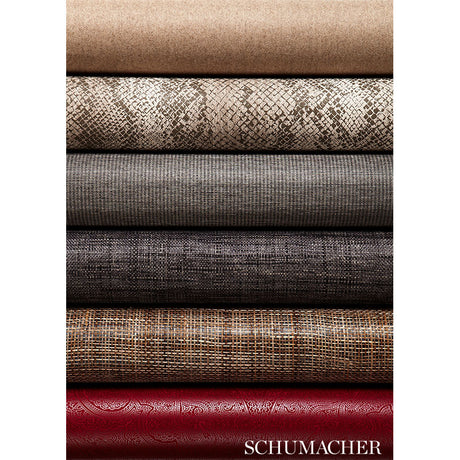 Schumacher Onna Sisal Black Wallpaper - Eade's Wallpaper