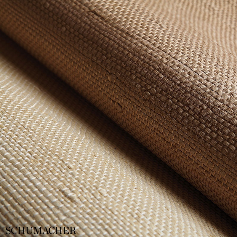 Schumacher Kumano Jute Cream Wallpaper - Eade's Wallpaper