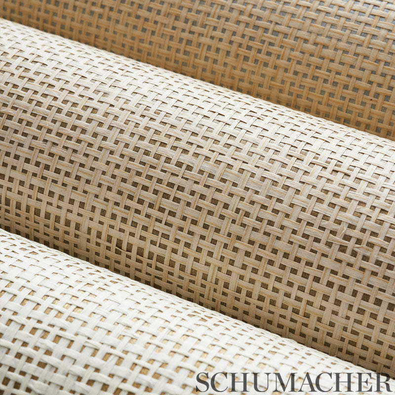 Schumacher Mitsu Weave Pearl Wallpaper - Eade's Wallpaper