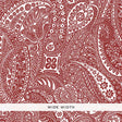 Schumacher Paisley Print Red Wallpaper - Eade's Wallpaper