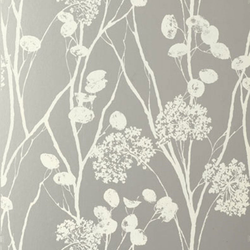 Schumacher Moonpennies Silver Wallpaper - Eade's Wallpaper