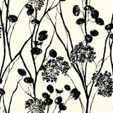 Schumacher Moonpennies Black & Ivory Wallpaper - Eade's Wallpaper