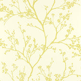 Schumacher Twiggy Soft Chartreuse Wallpaper