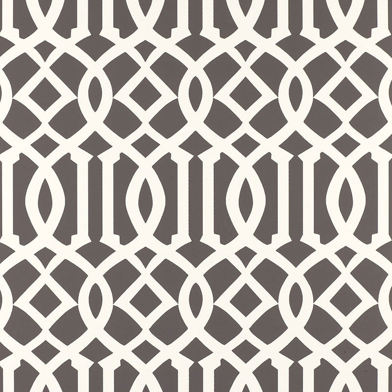 Schumacher 5003361 Imperial Trellis Charcoal Wallpaper - Ead – Eades ...