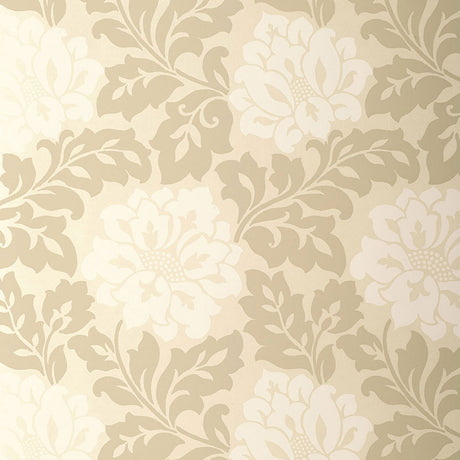 Schumacher Saraceno Damask Topaz Wallpaper - Eade's Wallpaper