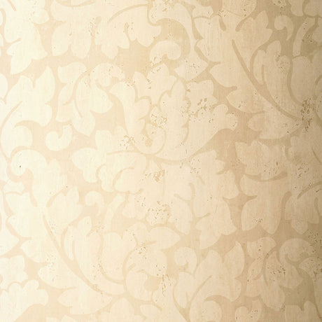 Schumacher Tolomei Damask Cream Wallpaper - Eade's Wallpaper