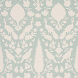 Schumacher Chenonceau Aquamarine Wallpaper