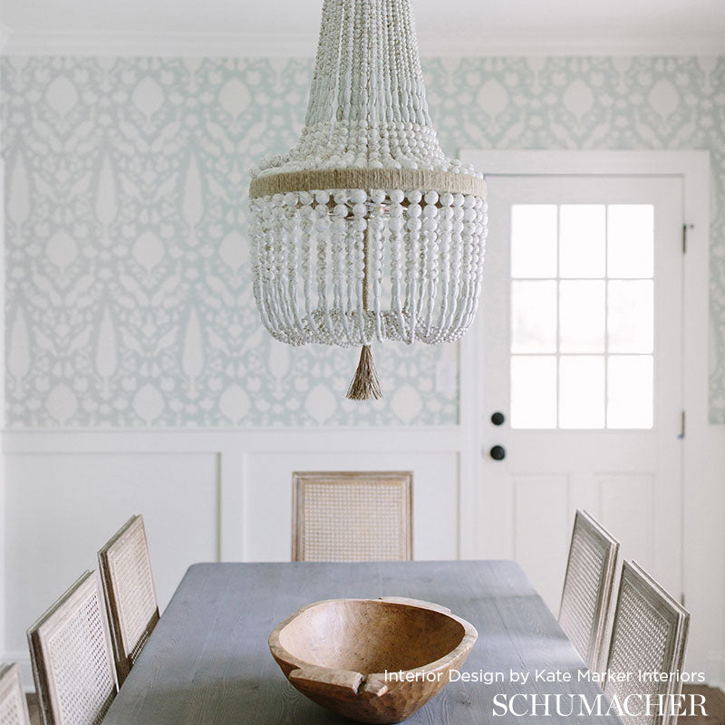 Schumacher Chenonceau Buttercup Wallpaper