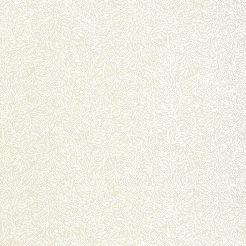 Schumacher Willow Leaf Flax Wallpaper