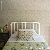 Schumacher Willow Leaf Moss Wallpaper