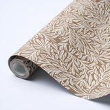 Schumacher Willow Leaf Mocha Wallpaper - Eade's Wallpaper
