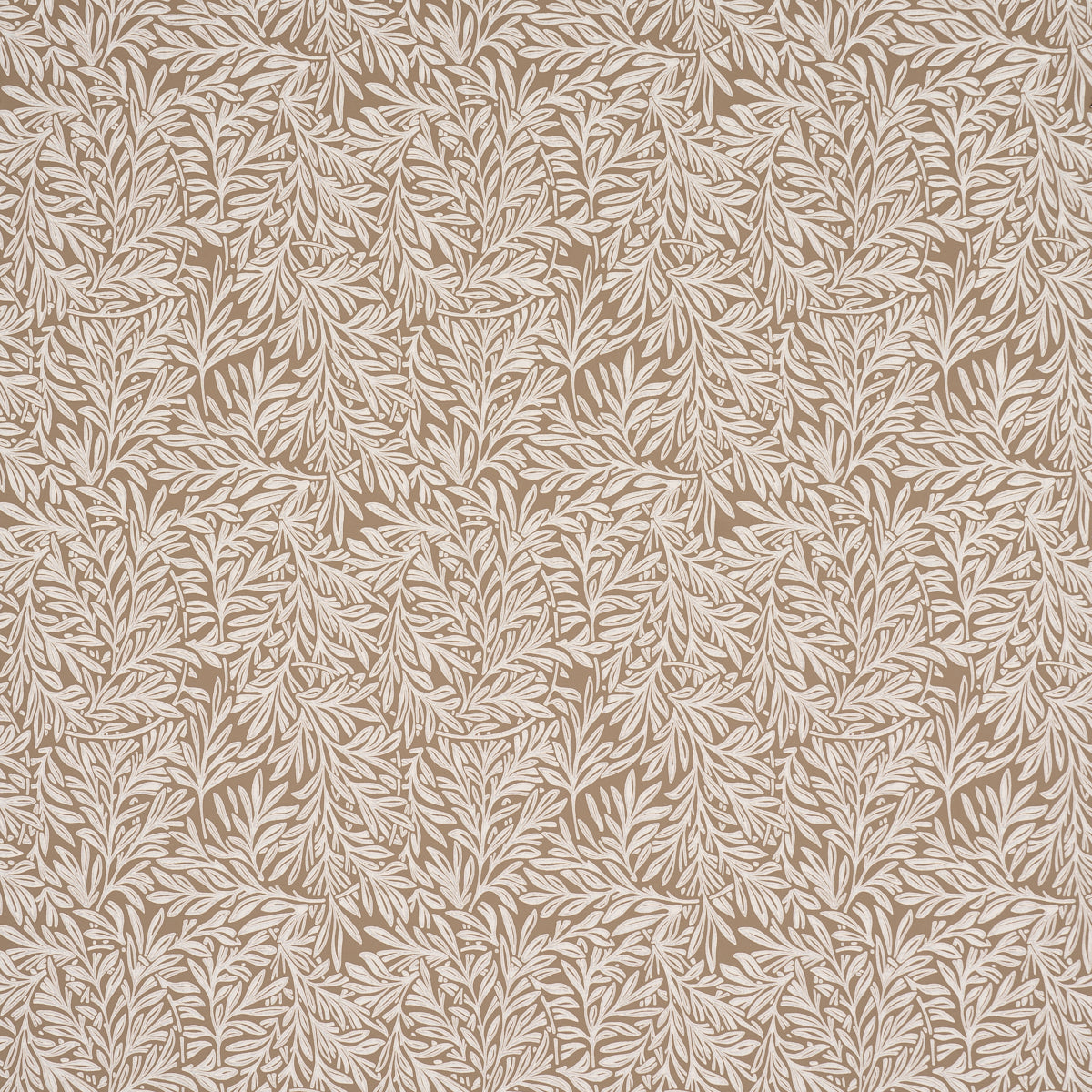 Schumacher Willow Leaf Mocha Wallpaper - Eade's Wallpaper