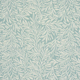 Schumacher Willow Leaf Aqua Wallpaper