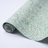 Schumacher Willow Leaf Aqua Wallpaper