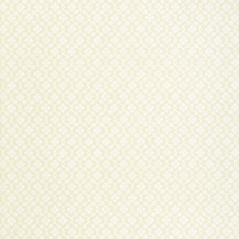 Schumacher Harbury Trellis Almond Wallpaper