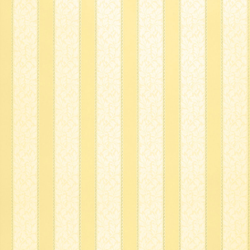 Schumacher Wallis Stripe Jonquil Wallpaper - Eade's Wallpaper