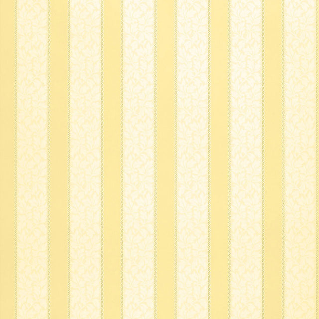 Schumacher Wallis Stripe Jonquil Wallpaper - Eade's Wallpaper