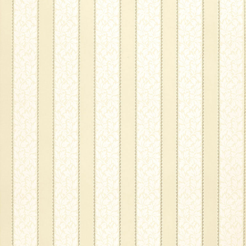 Schumacher Wallis Stripe Bone Wallpaper