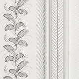 Schumacher Hydrangea Drape Grisaille Wallpaper