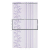 Schumacher Hydrangea Drape Lilac Wallpaper