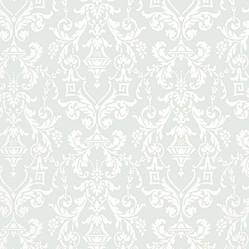 Schumacher Lido Damask Haze Wallpaper - Eade's Wallpaper