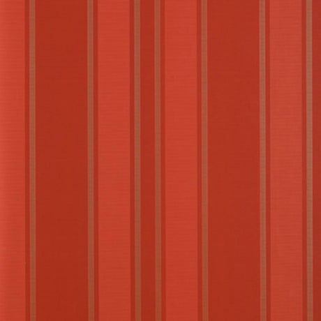 Schumacher Morgan Stripe Coral Wallpaper - Eade's Wallpaper