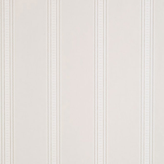 Schumacher Lorraine Stripe Limestone Wallpaper - Eade's Wallpaper