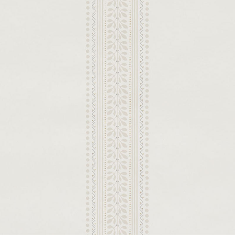 Schumacher Lorraine Stripe Linen Wallpaper - Eade's Wallpaper