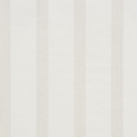 Schumacher Lorraine Stripe Linen Wallpaper - Eade's Wallpaper
