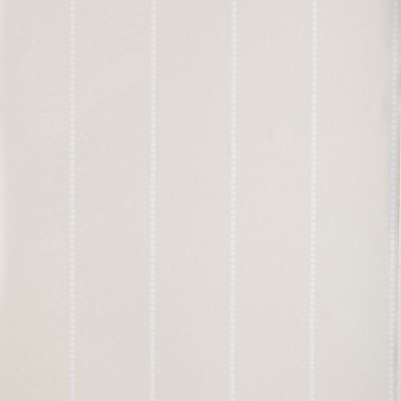 Schumacher Gabrielle Stripe Limestone Wallpaper