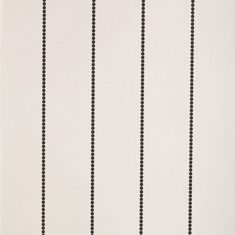 Schumacher Gabrielle Stripe Graphite Wallpaper