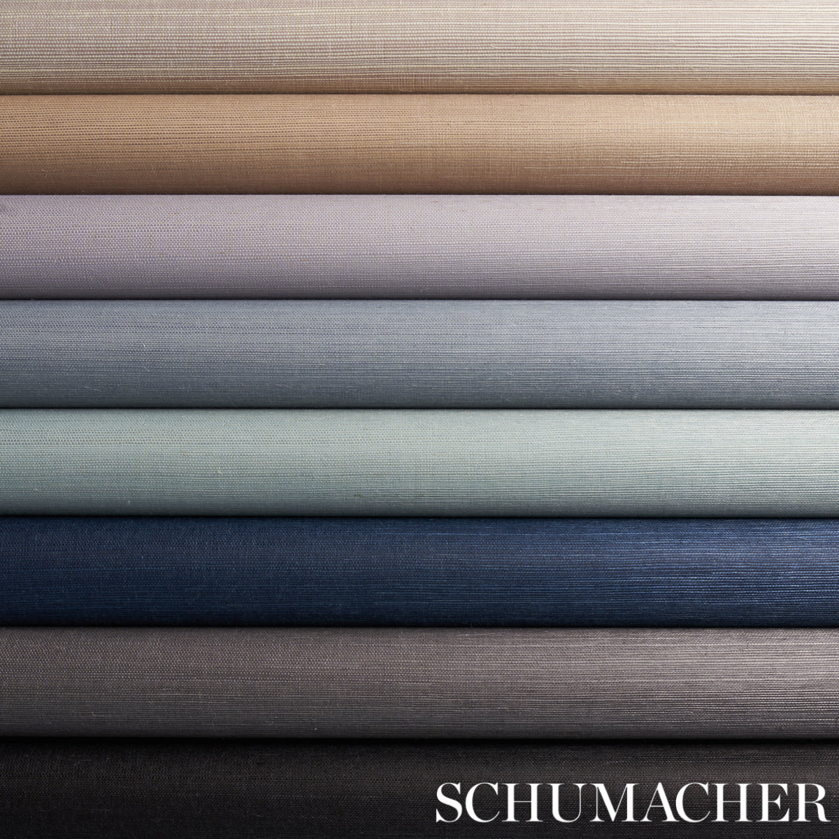 Schumacher Haruki Sisal Driftwood Wallpaper