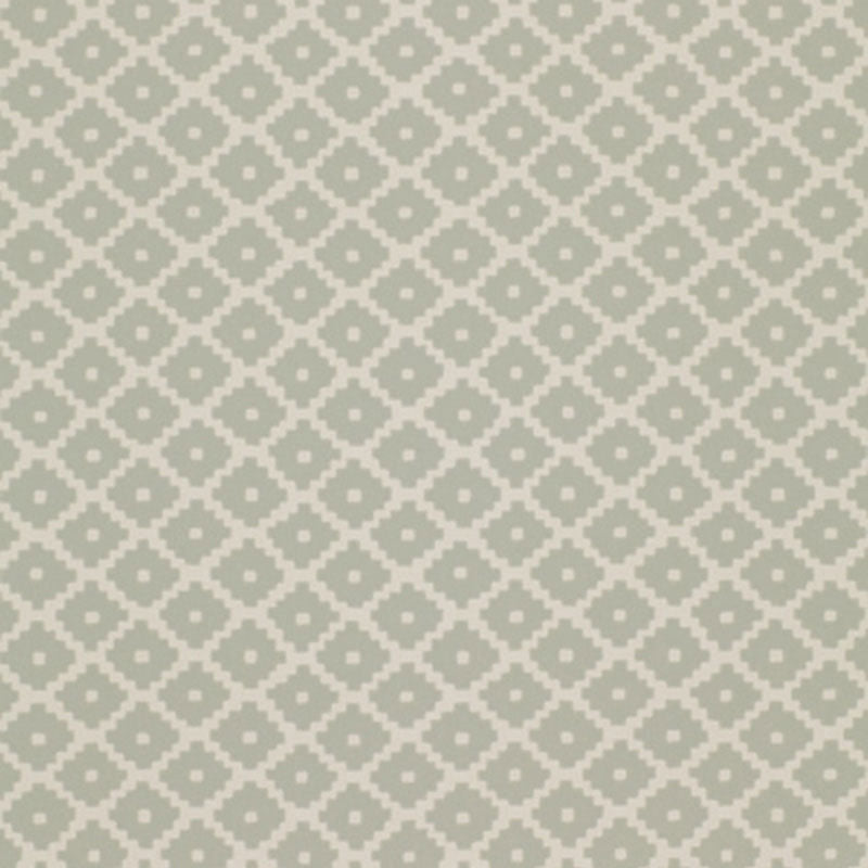 Schumacher Ziggurat Seaglass Wallpaper