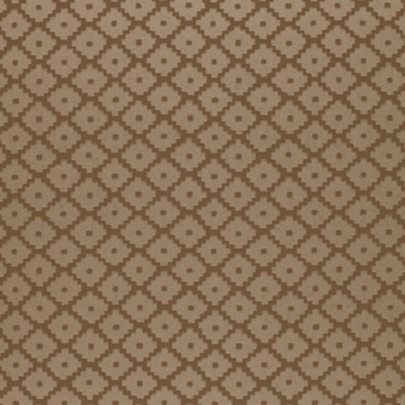 Schumacher Ziggurat Mink Wallpaper