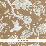 Schumacher Bali Vine Mocha Wallpaper