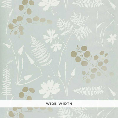 Schumacher Modern Botanical Slate Wallpaper - Eade's Wallpaper