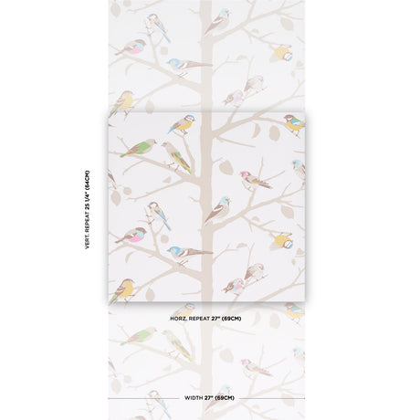 Schumacher A-Twitter Soft Multi Wallpaper