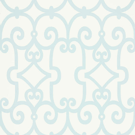 Schumacher Manor Gate Mineral Wallpaper - Eade's Wallpaper