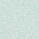 Schumacher Leafy Scroll Sky Wallpaper - Eade's Wallpaper