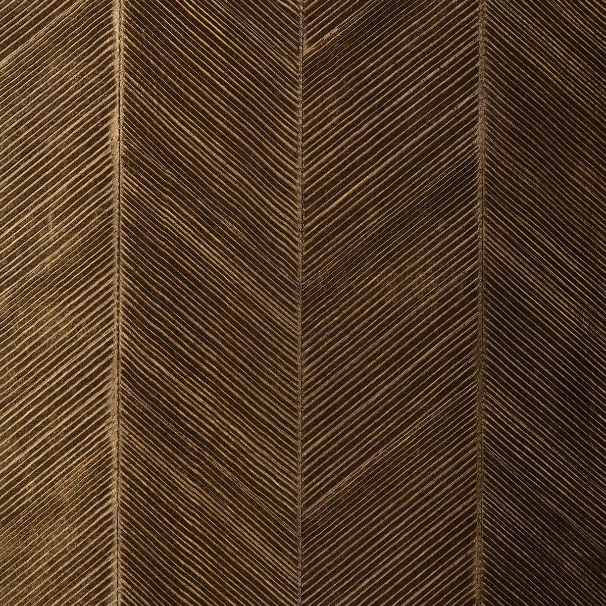 Schumacher 5005653 CHEVRON TEXTURE in BURNISHED BRONZE Wallp