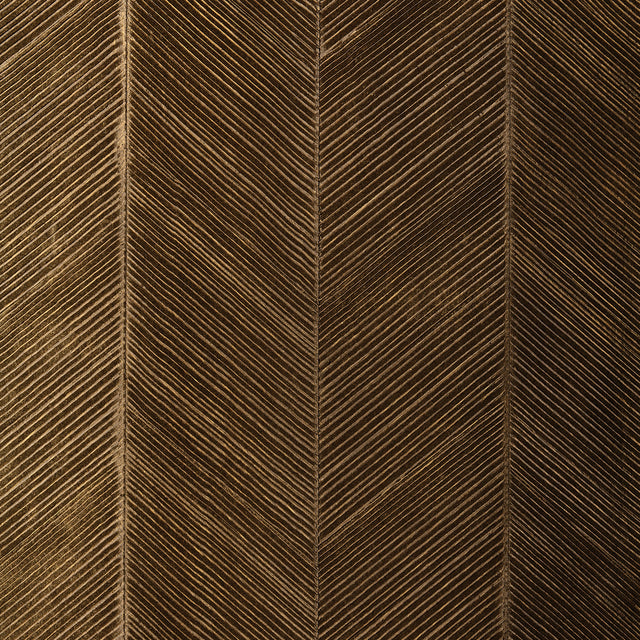 Schumacher 5005653 CHEVRON TEXTURE in BURNISHED BRONZE Wallp