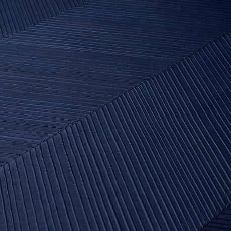 Schumacher 5005654 CHEVRON TEXTURE in MIDNIGHT BLUE Wallpape