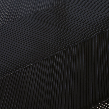 Schumacher 5005655 CHEVRON TEXTURE in ONYX Wallpaper - TEXTU